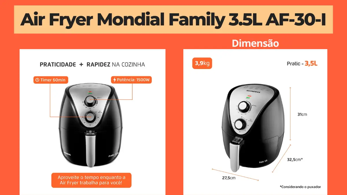 Air Fryer Mondial Family