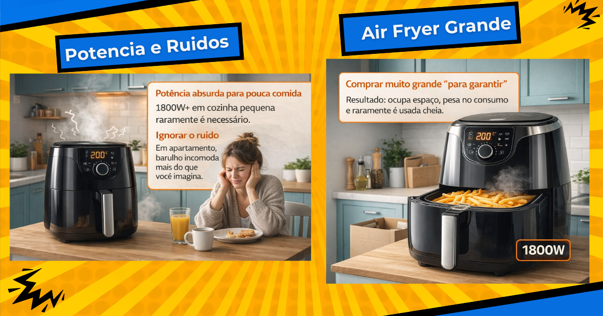 Air Fryer para Apartamento Pequeno