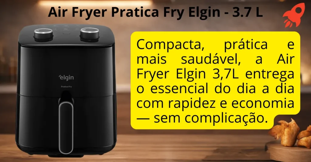 Air Fryer boa e barata