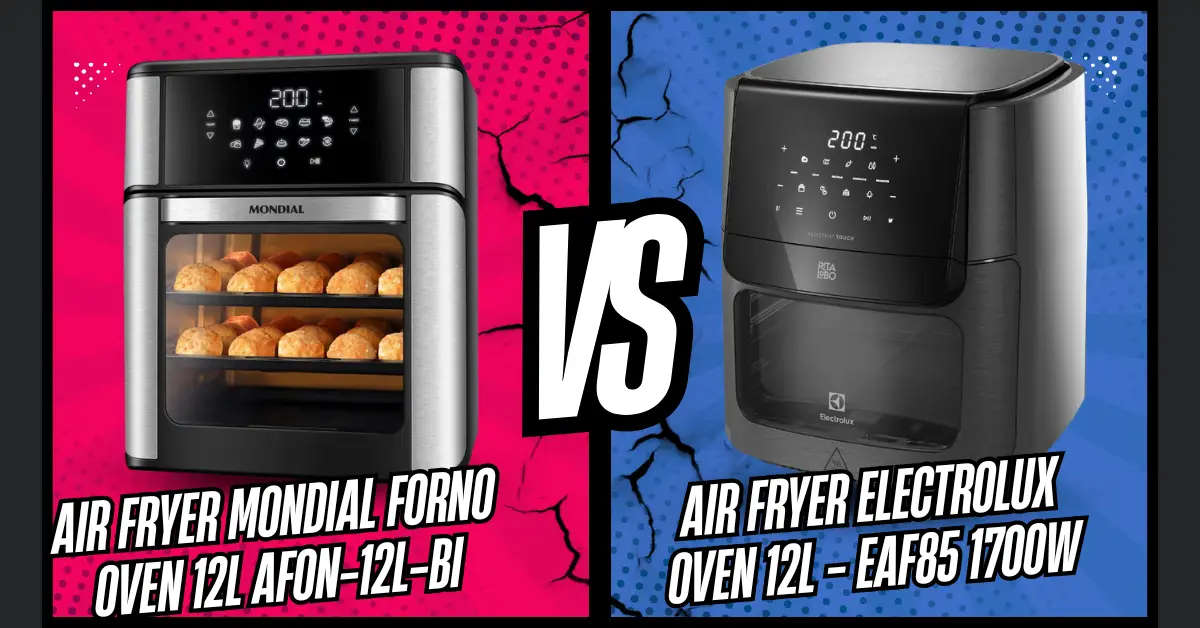 Air Fryer 12L Mondial ou Electrolux
