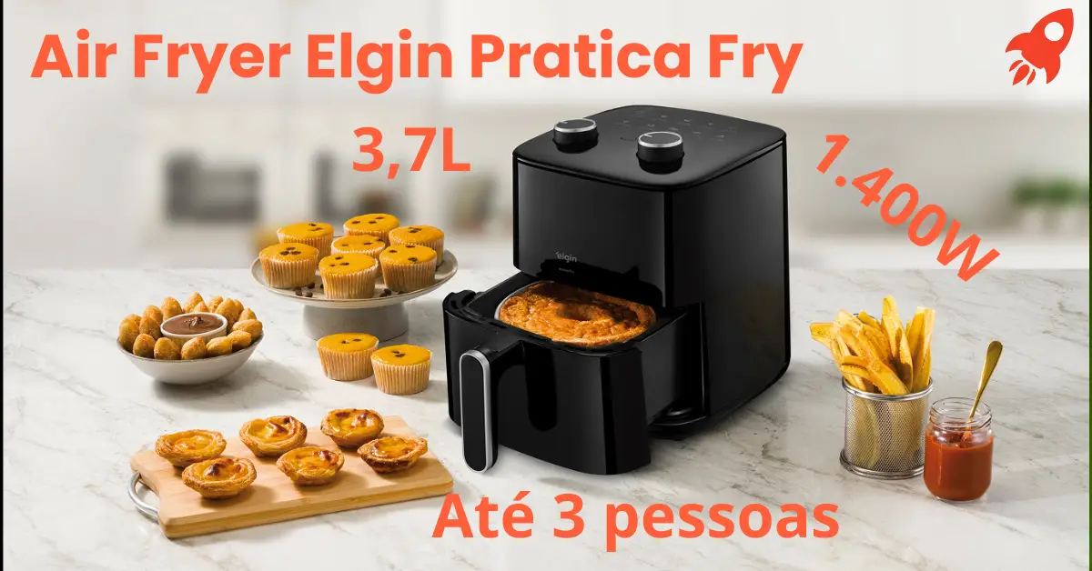 Air Fryer Elgin Pratica Fry é boa