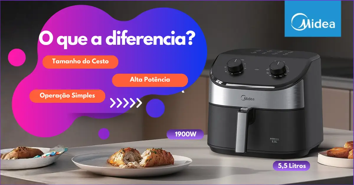 Air Fryer Midea é boa para família? 