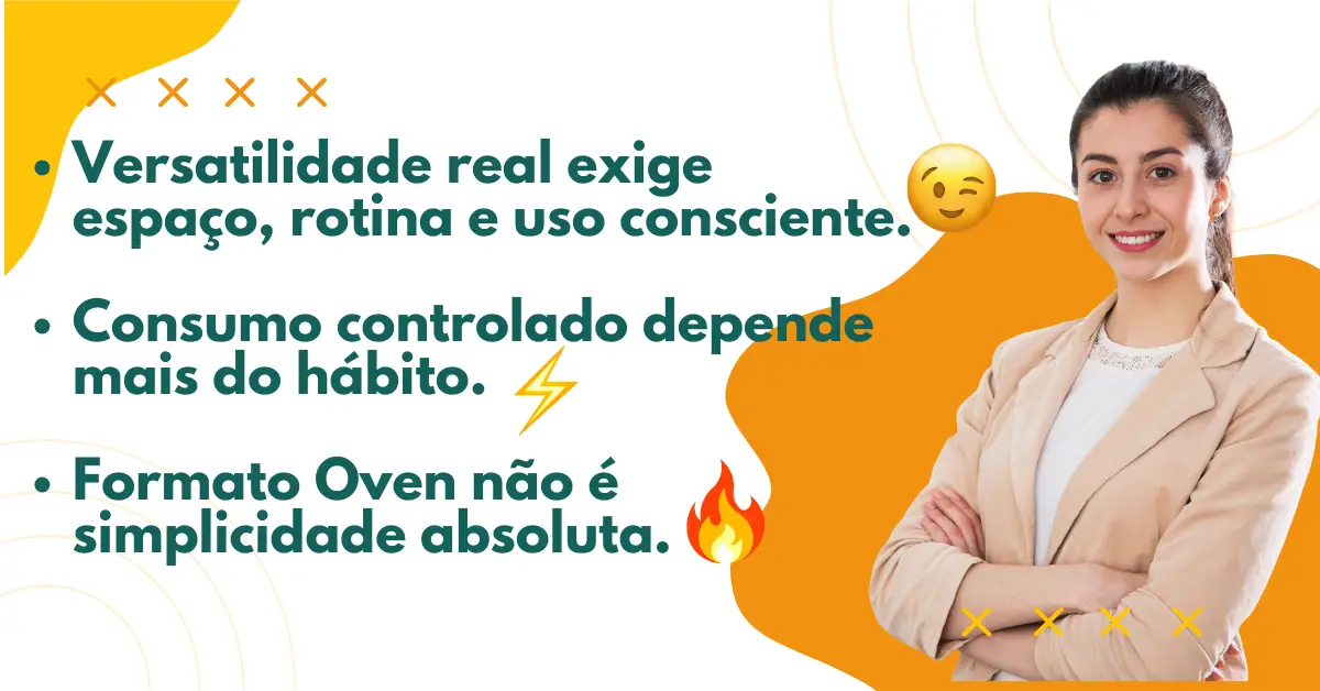 Air Fryer Electrolux 12L gasta muita energia?