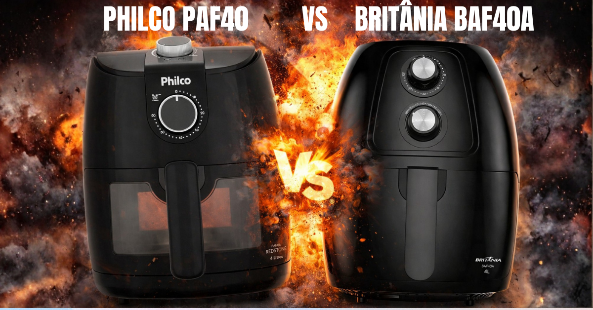 Air Fryer Philco 4L vs Britânia 4L