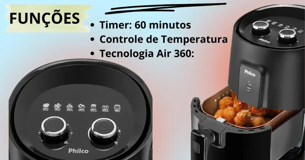 Air Fryer Philco PFR15PG 4L