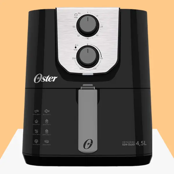 fritadeira-air-fryer-oster-4,5l-1500w-black-perform