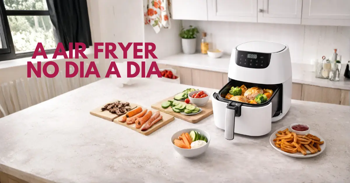 Air Fryer para cozinha pequena