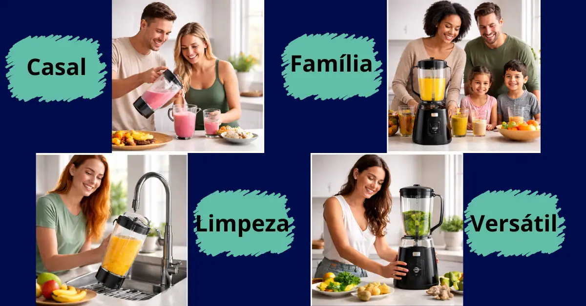 Melhores liquidificadores por perfil