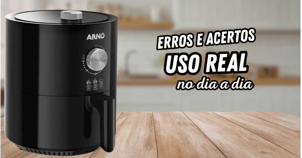 Air Fryer Arno 4.2L Funciona Bem