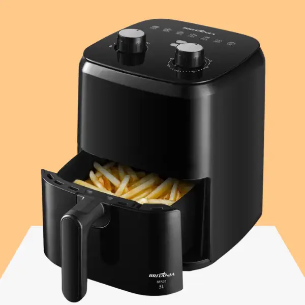fritadeira-air-fryer-britania-3.5L-bfr31-1500w