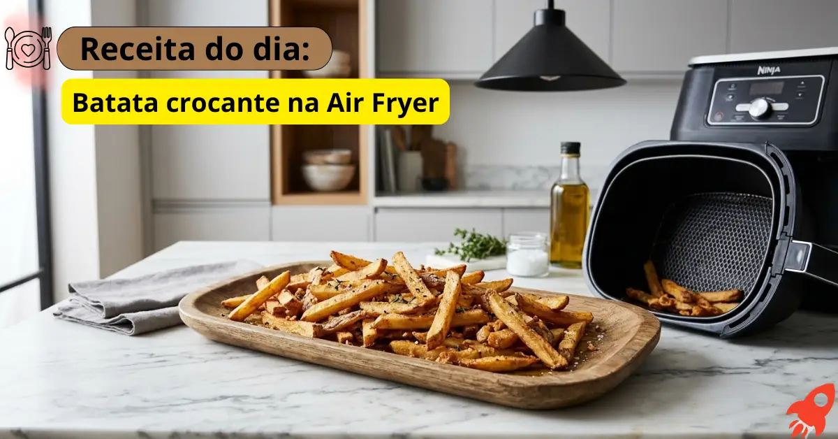 Batata crocante na Air Fryer