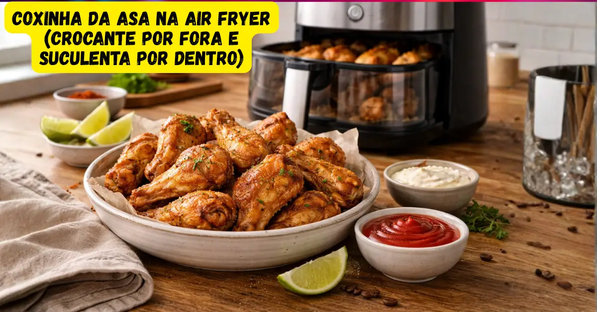 Coxinha da asa na Air Fryer