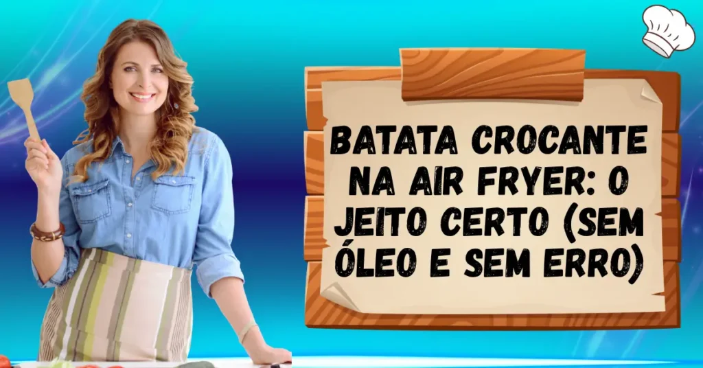 Batata crocante na Air Fryer