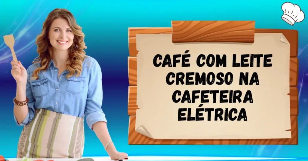 Café com leite cremoso