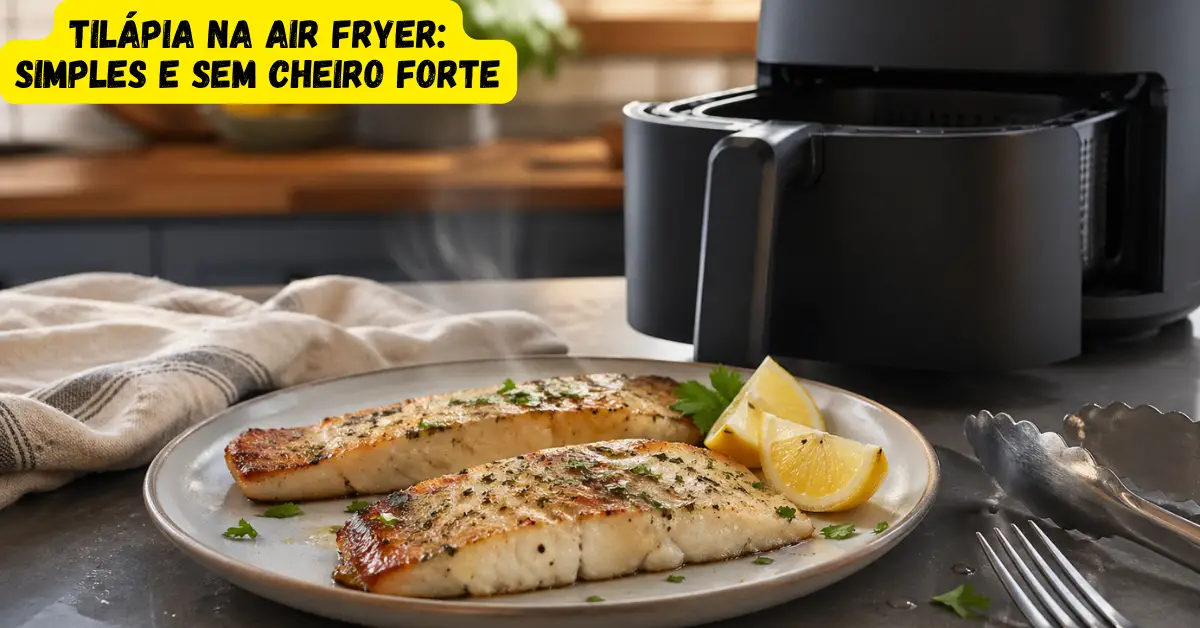 Tilápia na Air Fryer