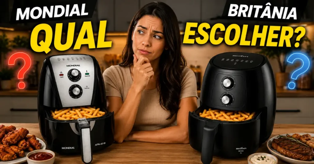Air Fryer 4L Mondial vs Britânia