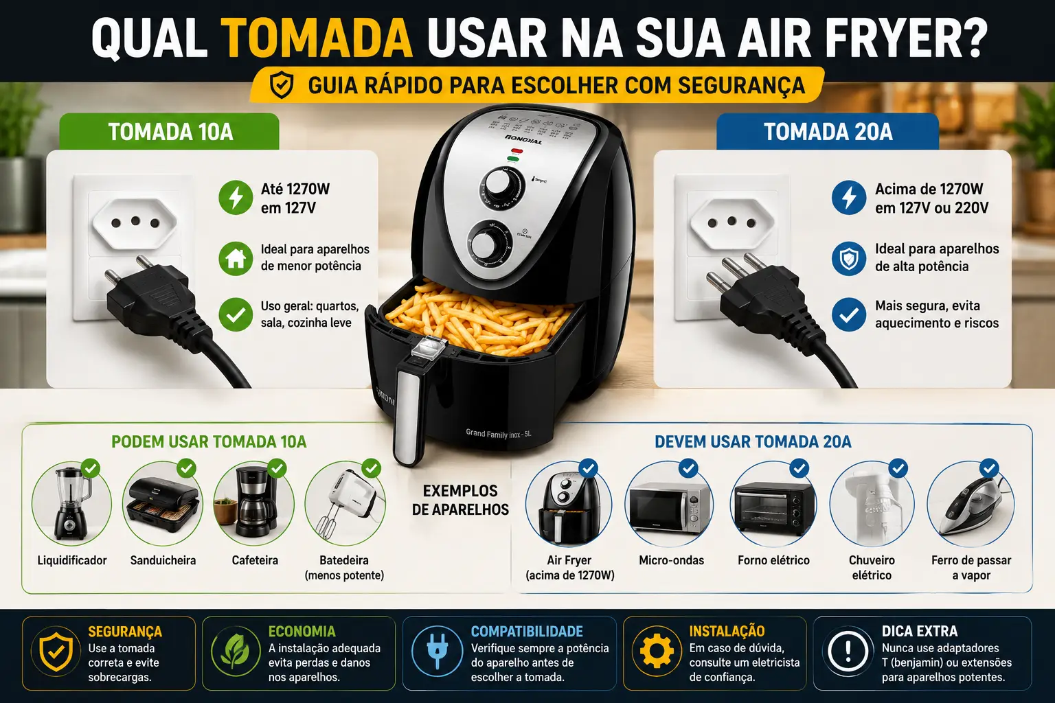 A Air Fryer 10A ou 20A