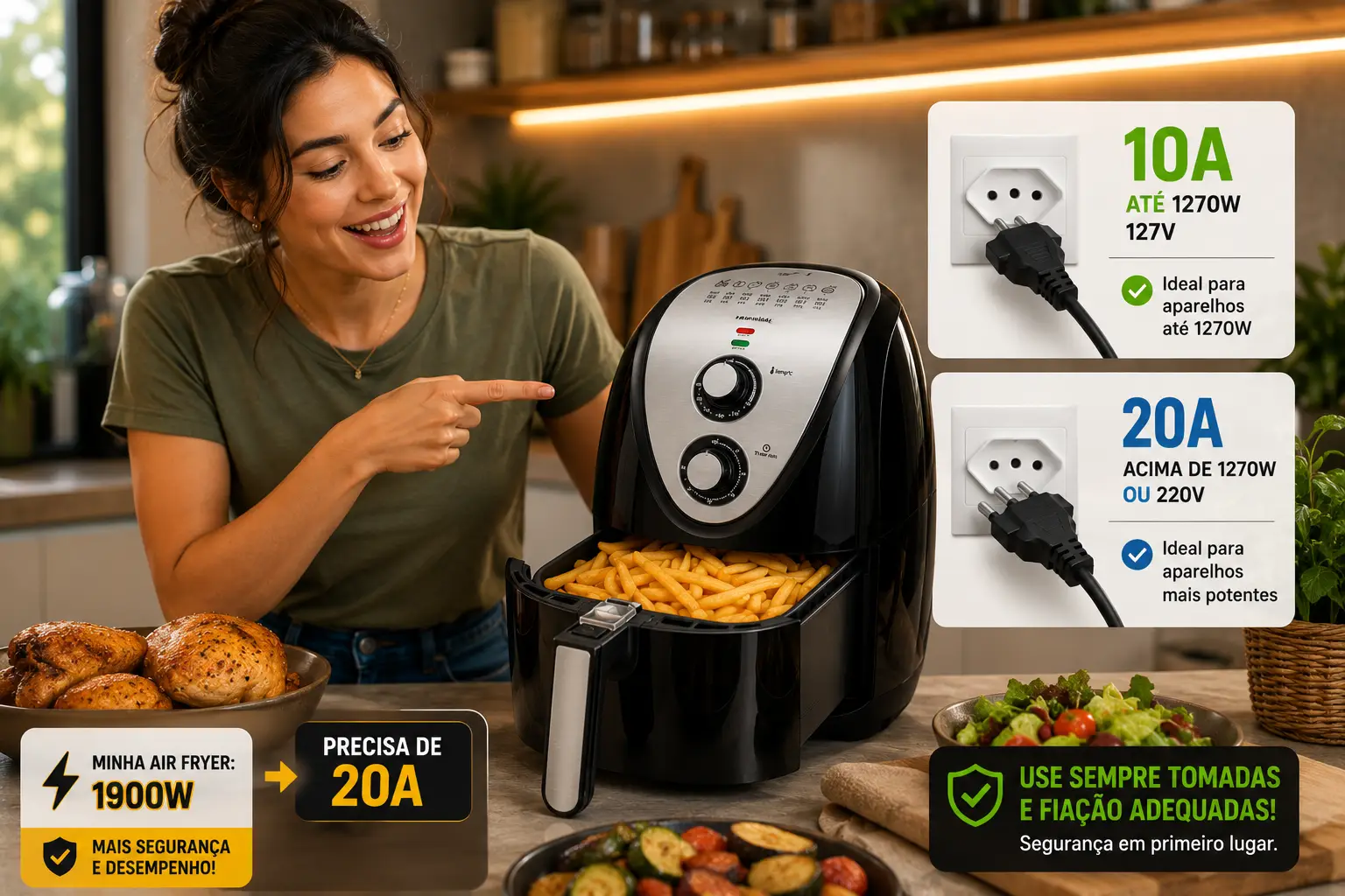 A Air Fryer 10A ou 20A