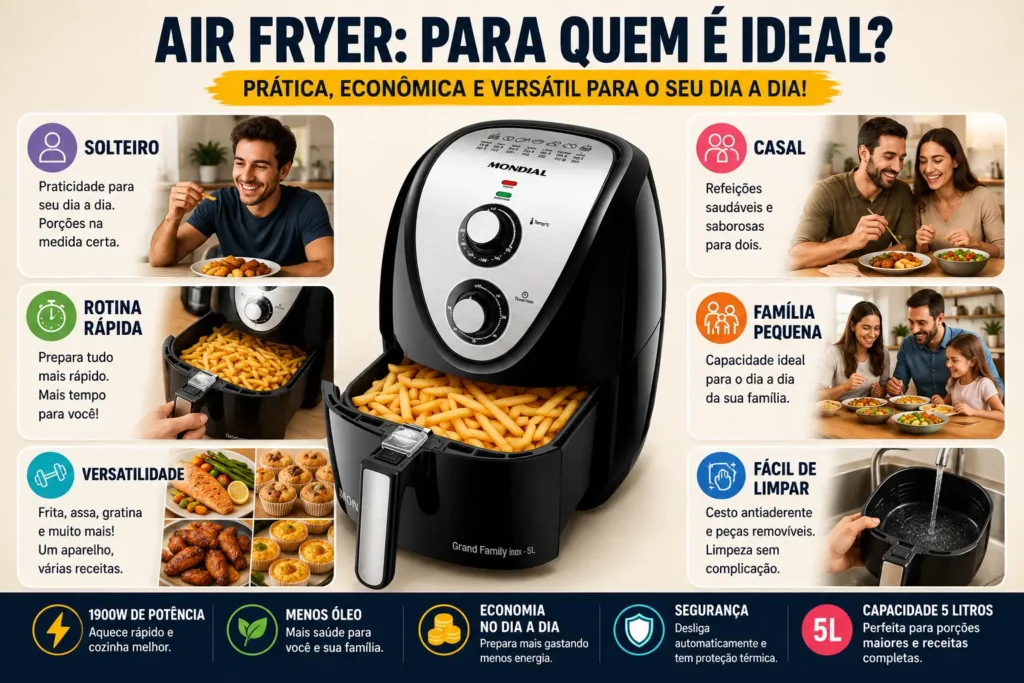 gasta mais energia que forno