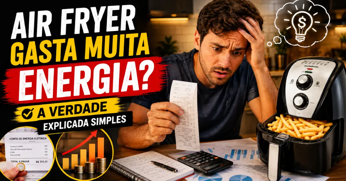 Air Fryer gasta muita energia