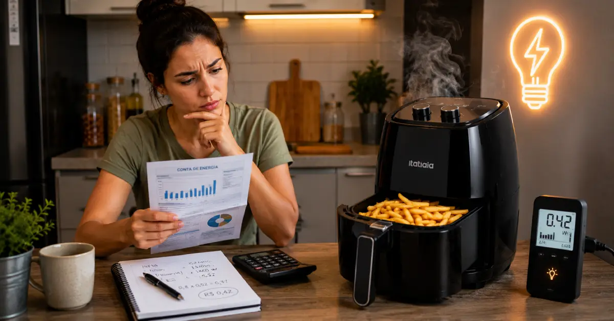Air Fryer gasta muita energia