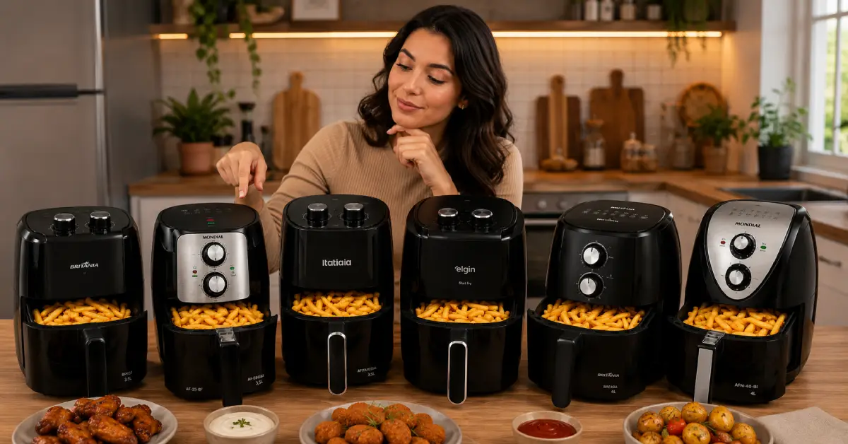 Melhor Air Fryer para Apartamento Pequeno