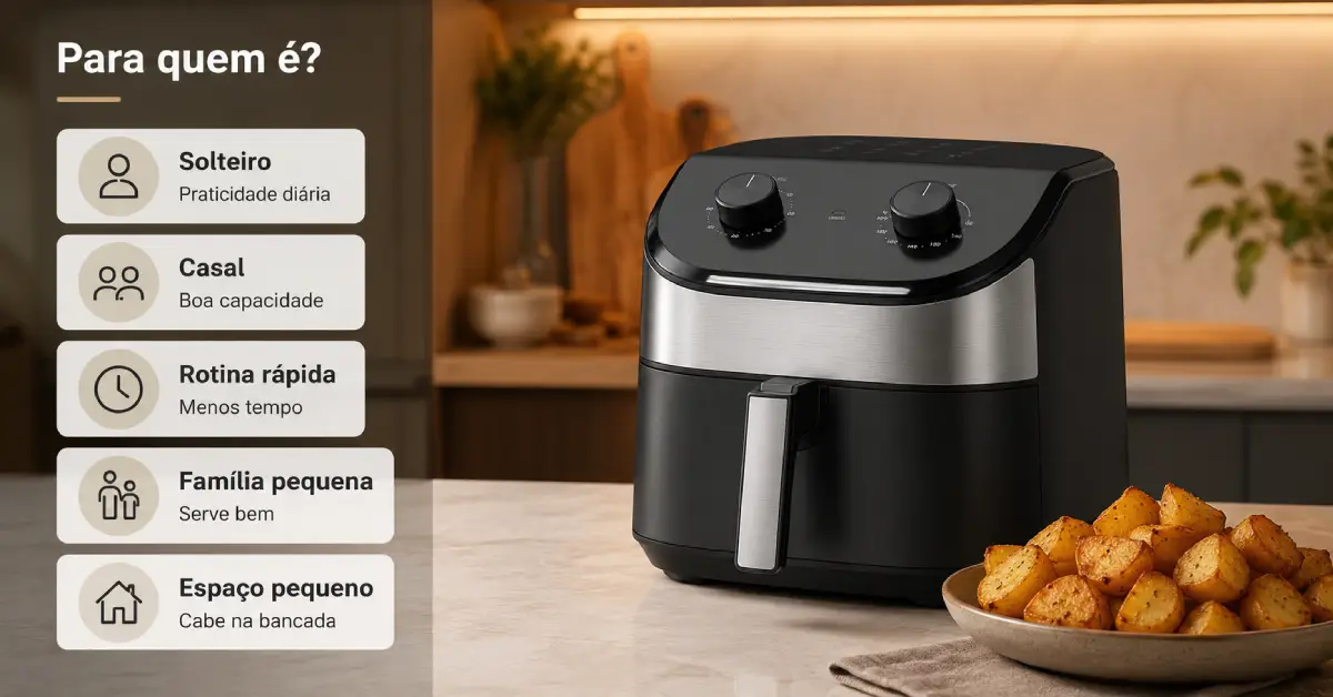 Air Fryer Midea 5.5L Widemax