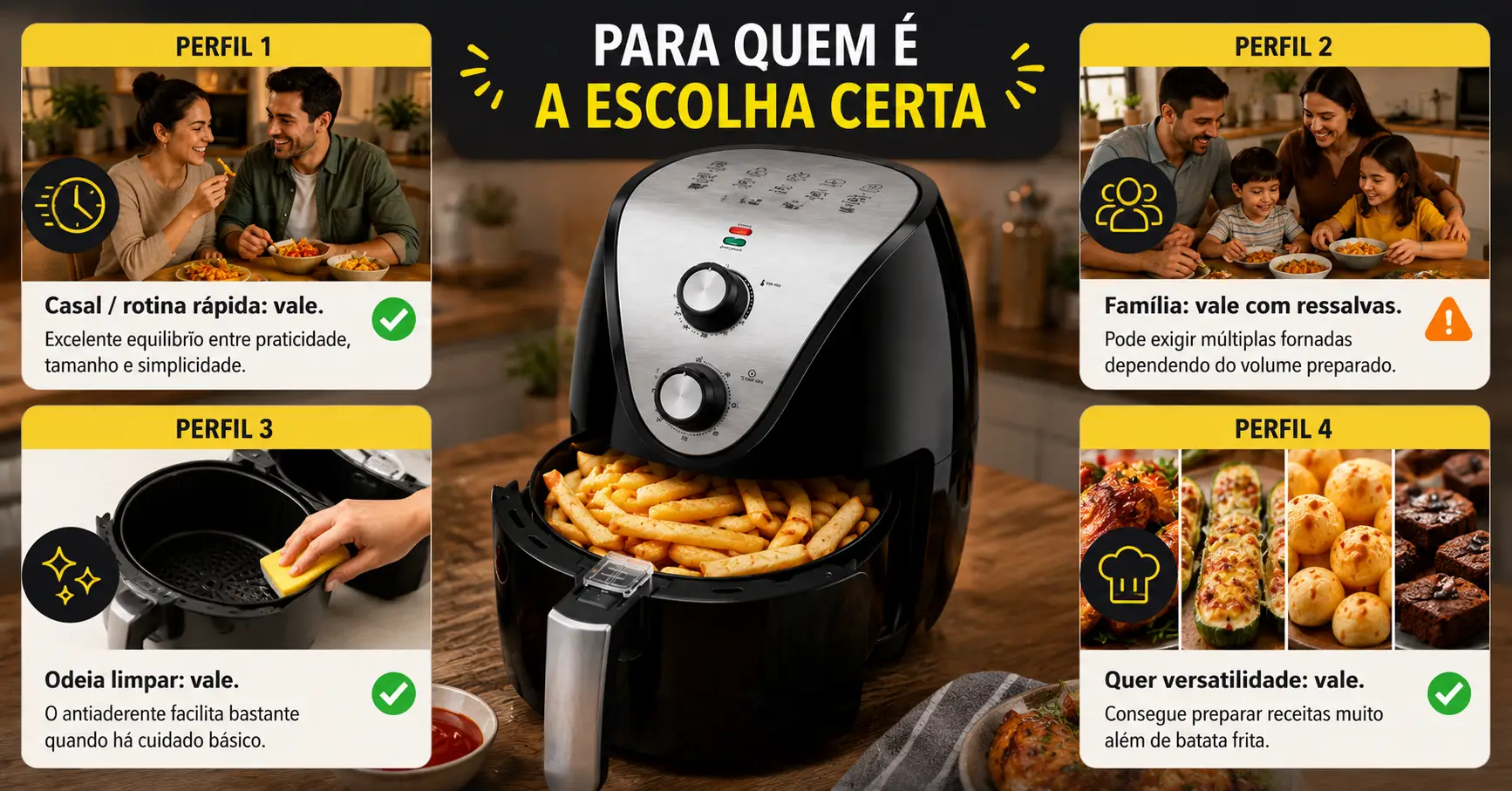Air Fryer Mondial 3.5L AF-30-I