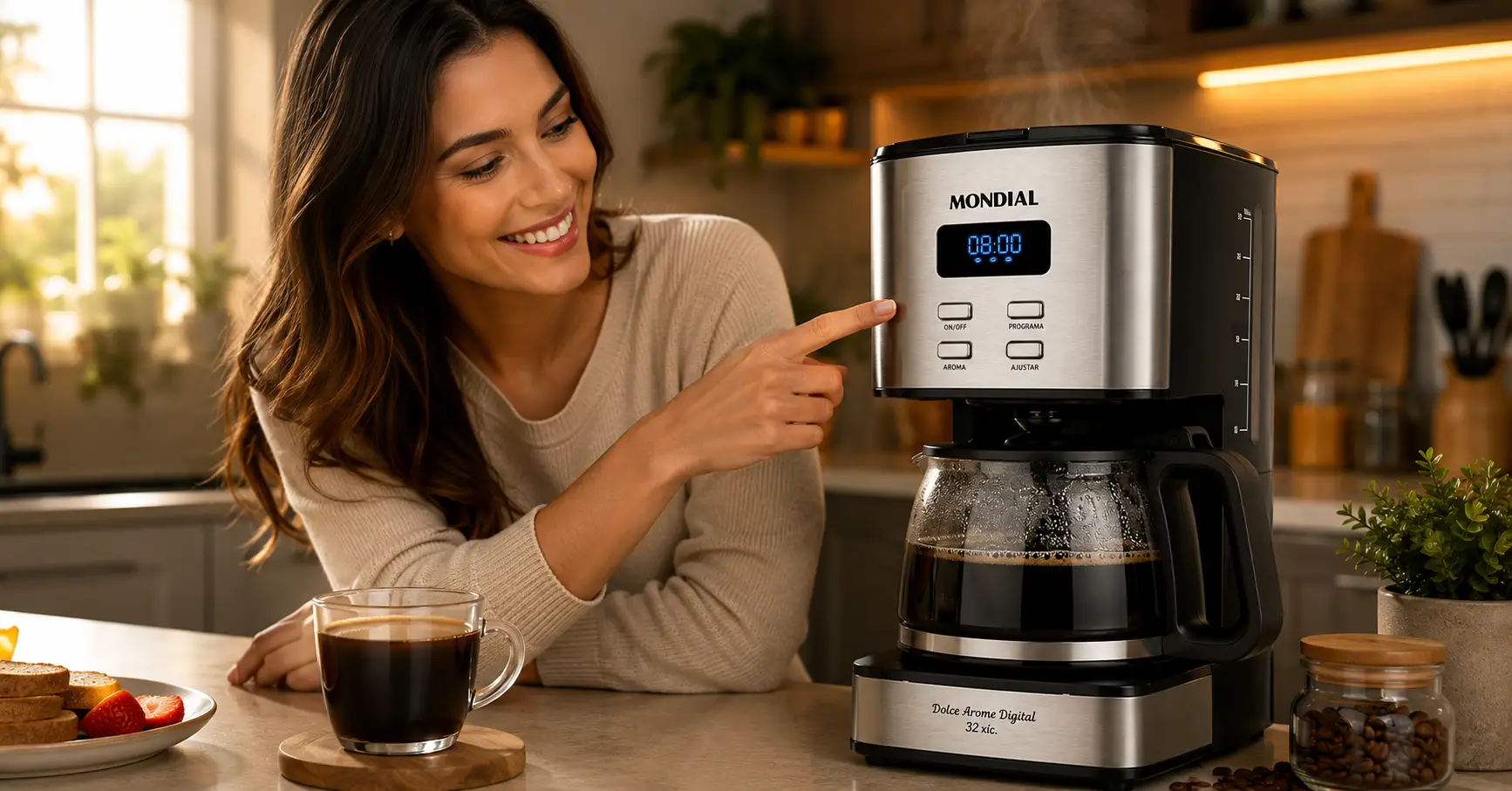Cafeteira com Timer