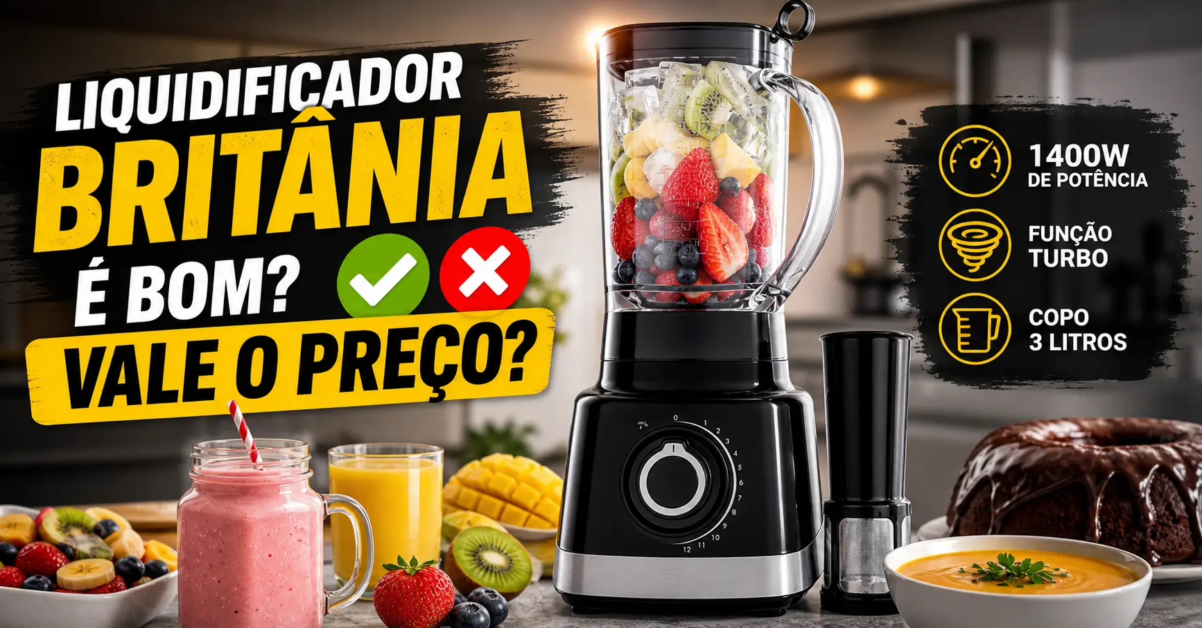 Britânia 3L 1400W Turbo