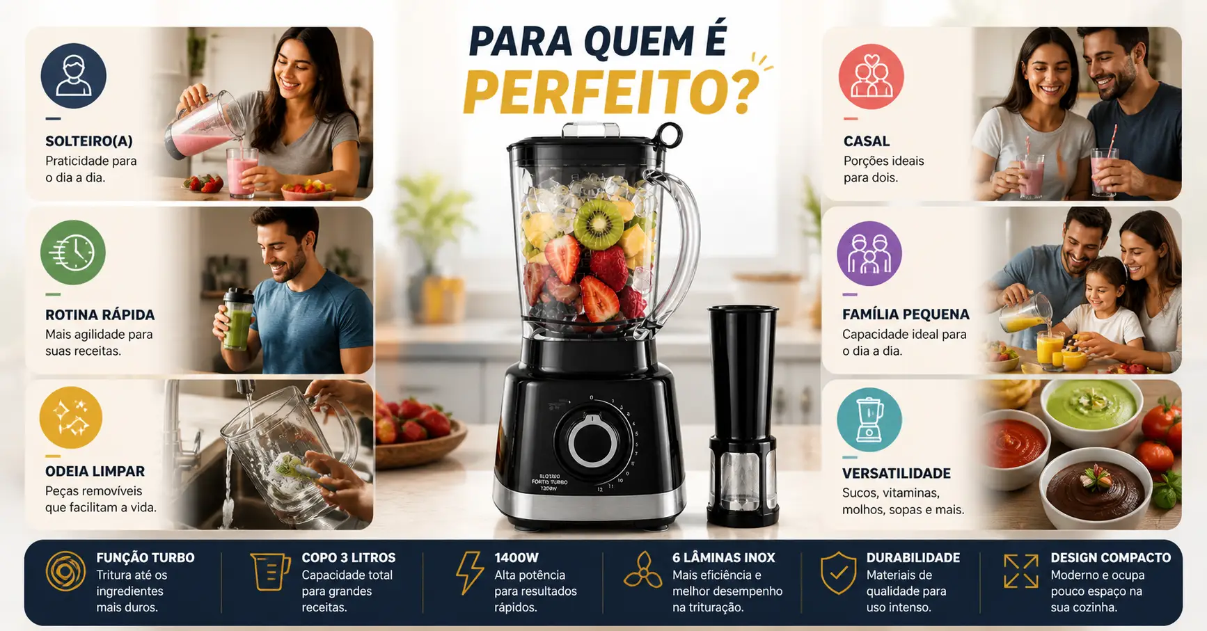 Britânia 3L 1400W Turbo