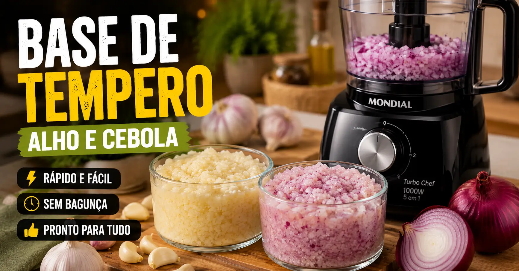 Base de tempero caseiro