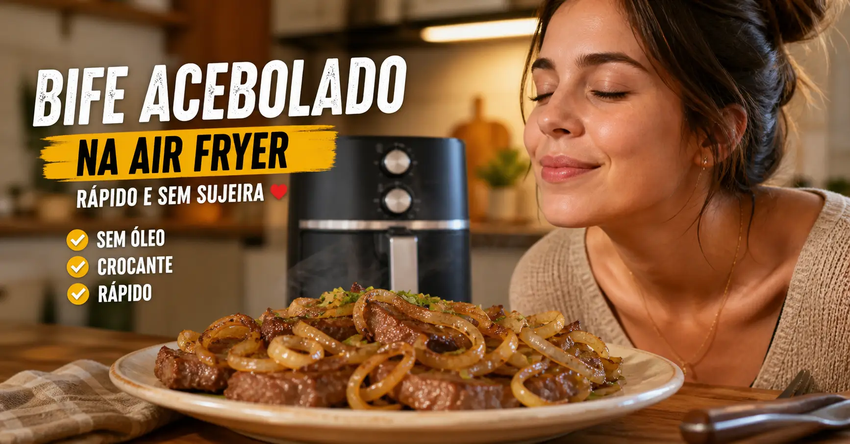 Bife acebolado