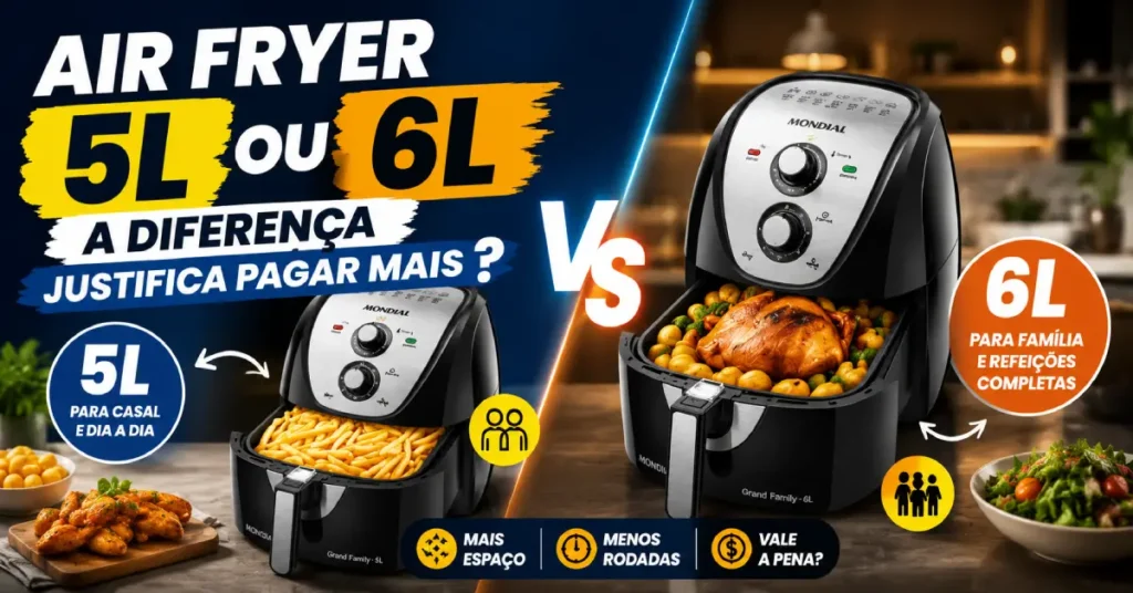 Air Fryer 5L ou 6L