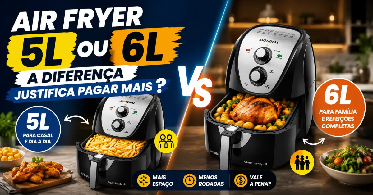 Air Fryer 5L ou 6L