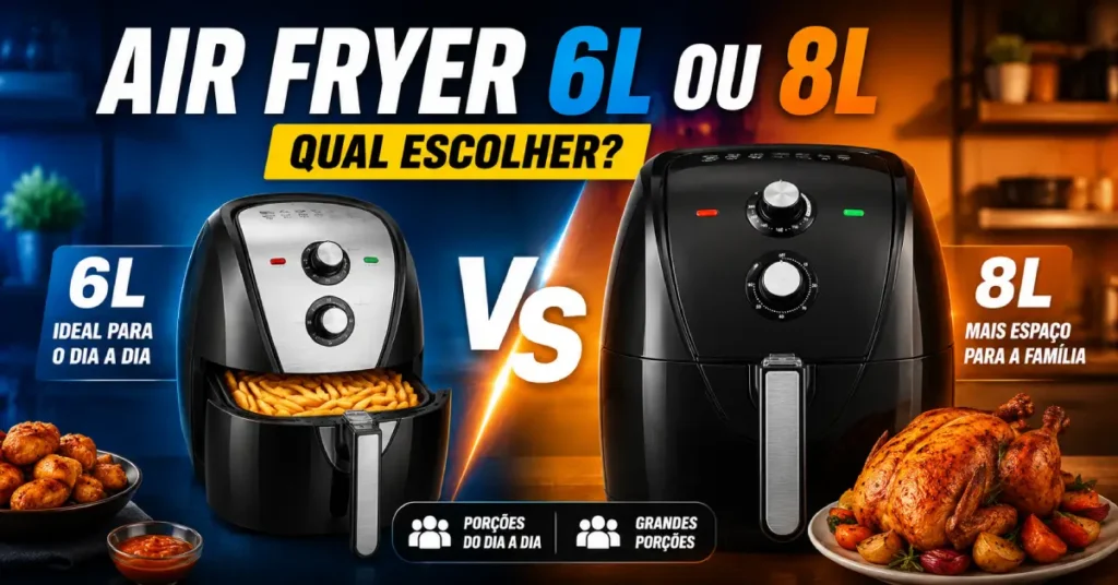 Air Fryer 6L ou 8L