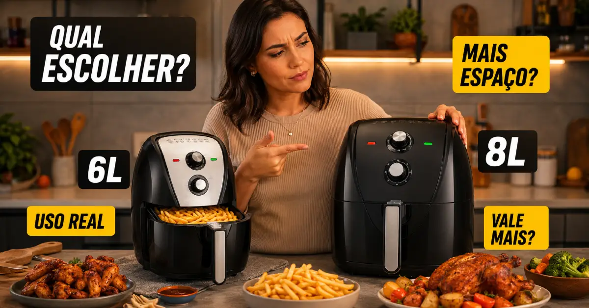 Air Fryer 6L ou 8L