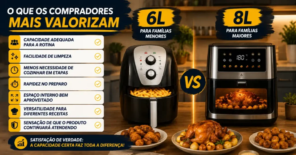 Air Fryer 6L ou 8L