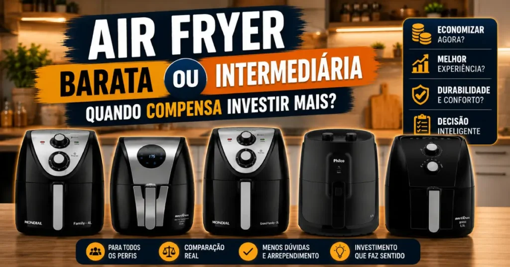 Air Fryer Barata ou Intermediária
