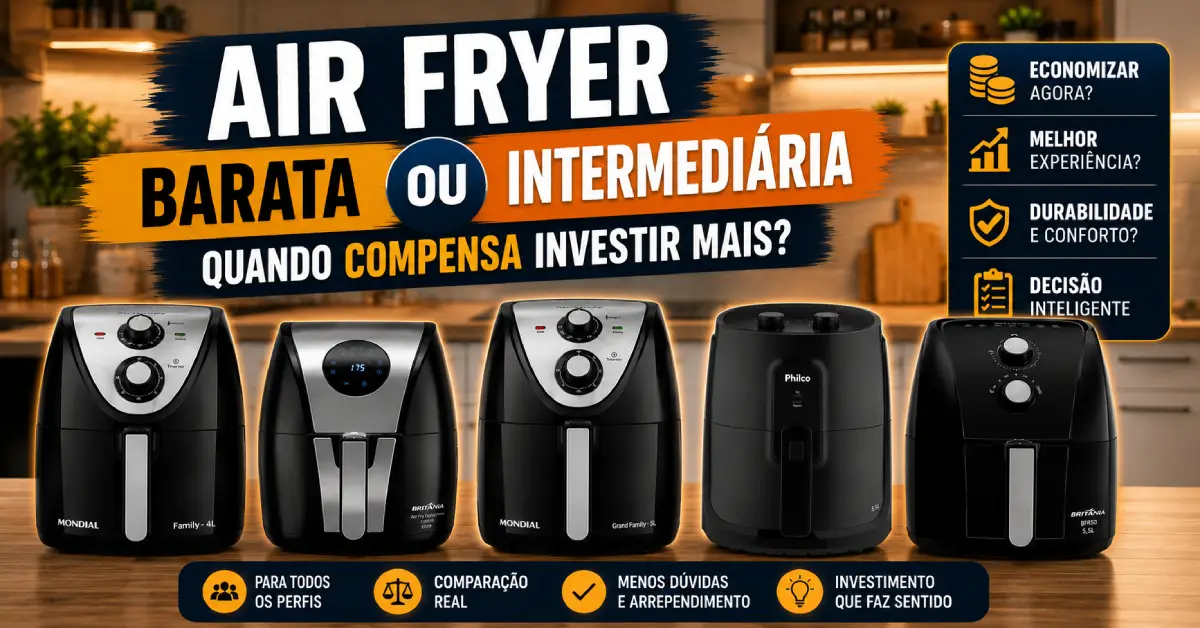 Air Fryer Barata ou Intermediária