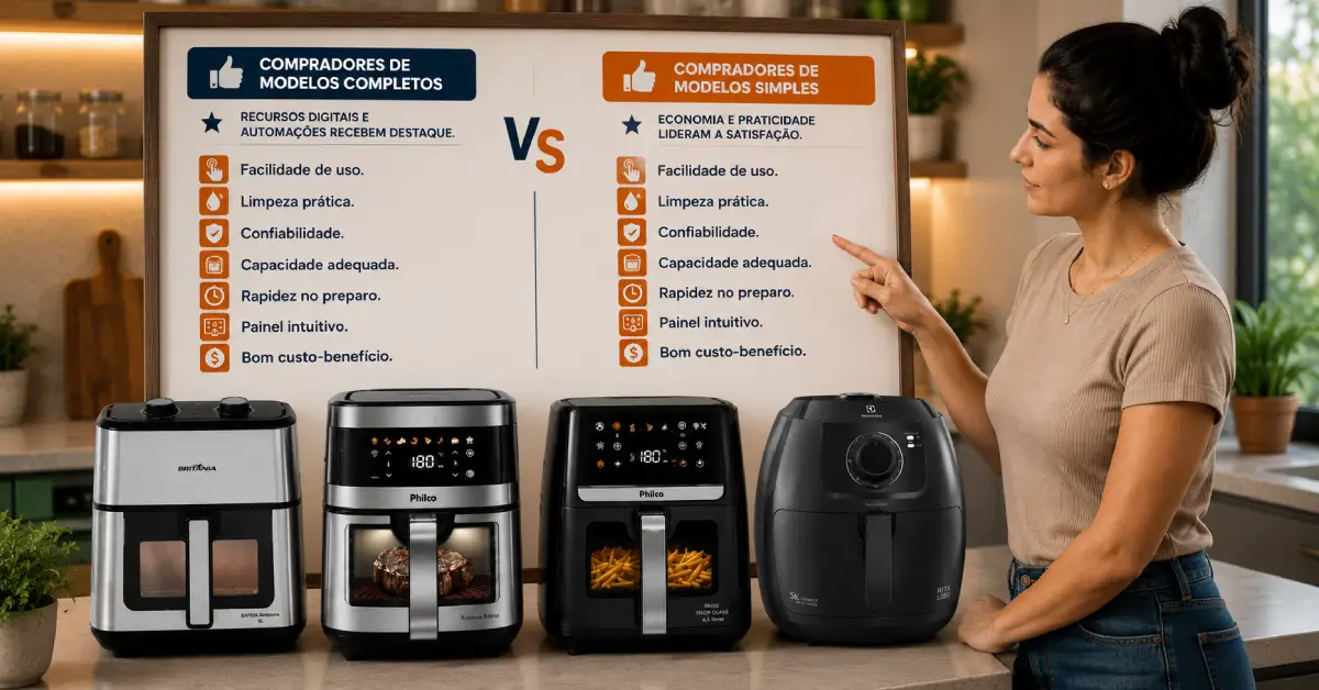 Air Fryer Simples ou Completa