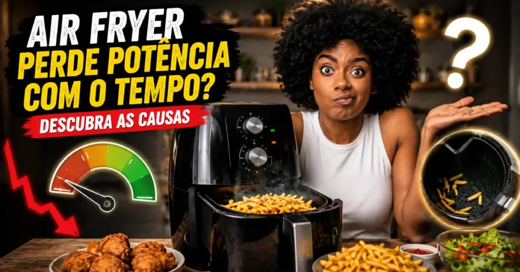 Air Fryer perde potência