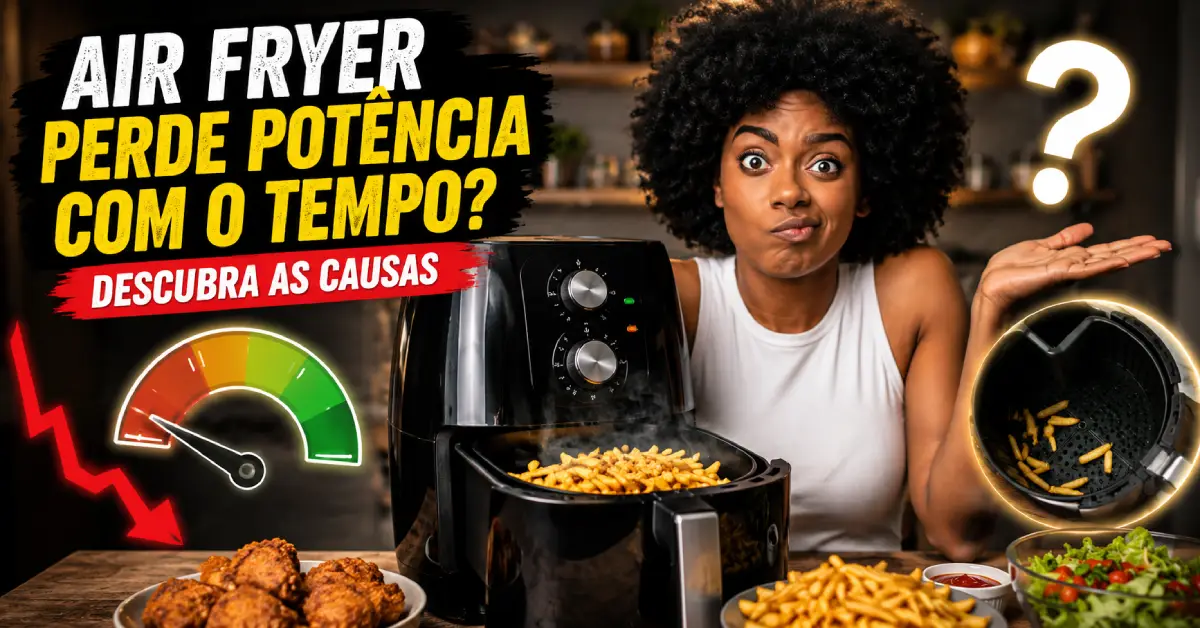 Air Fryer perde potência