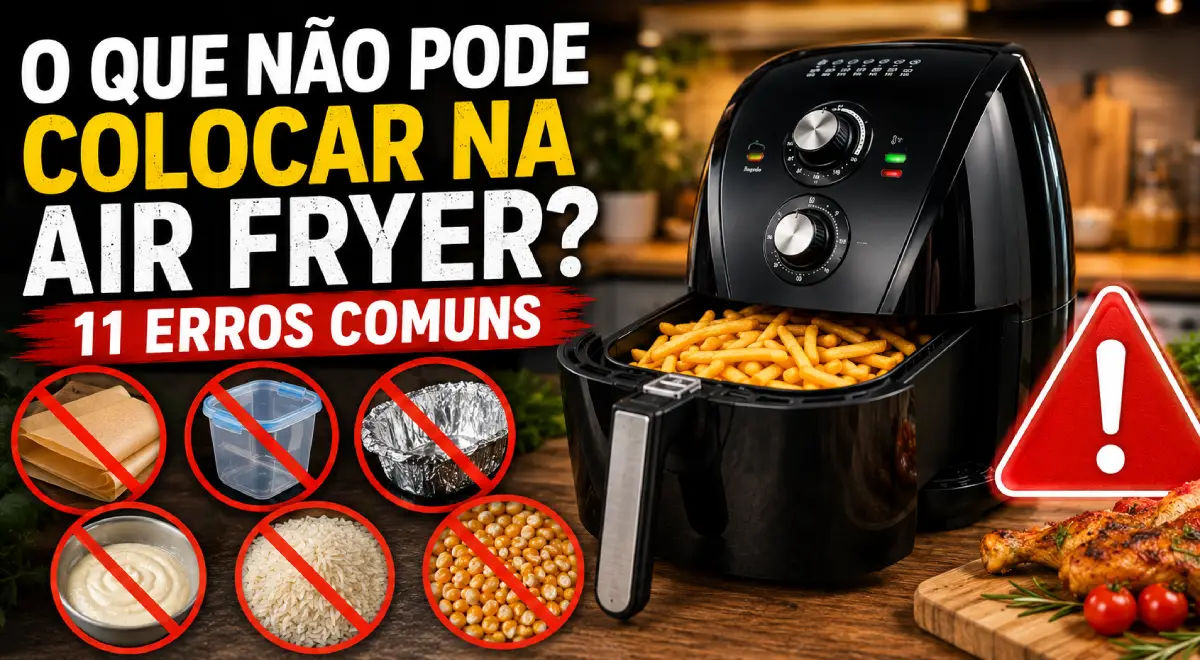 O Que Não Pode Colocar na Air Fryer