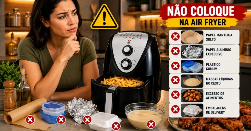 O Que Não Pode Colocar na Air Fryer