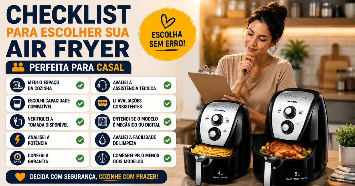 Air Fryer para Casal