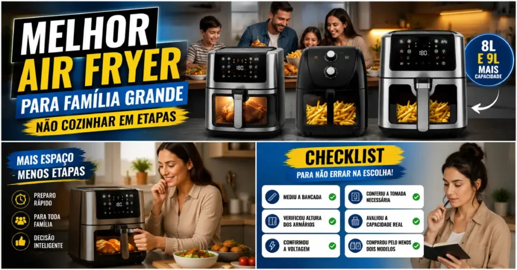 Air Fryer para Família Grande