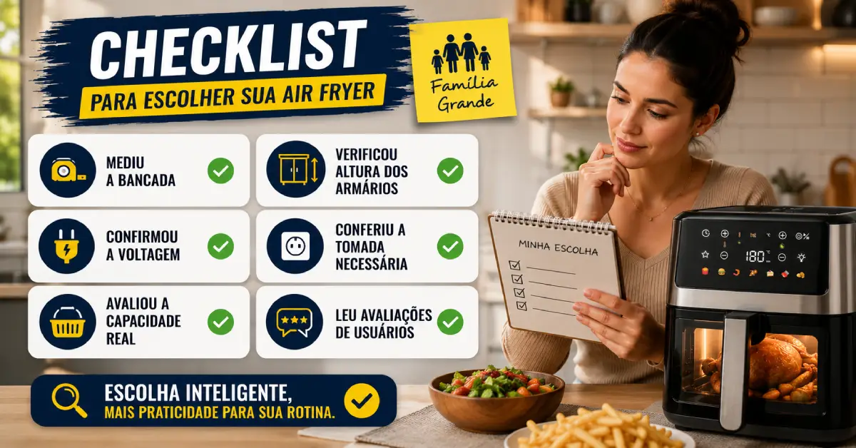 Air Fryer para Família Grande