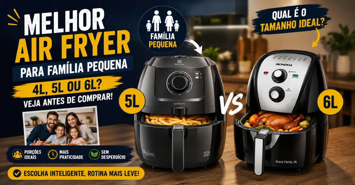 Air Fryer para Família Pequena