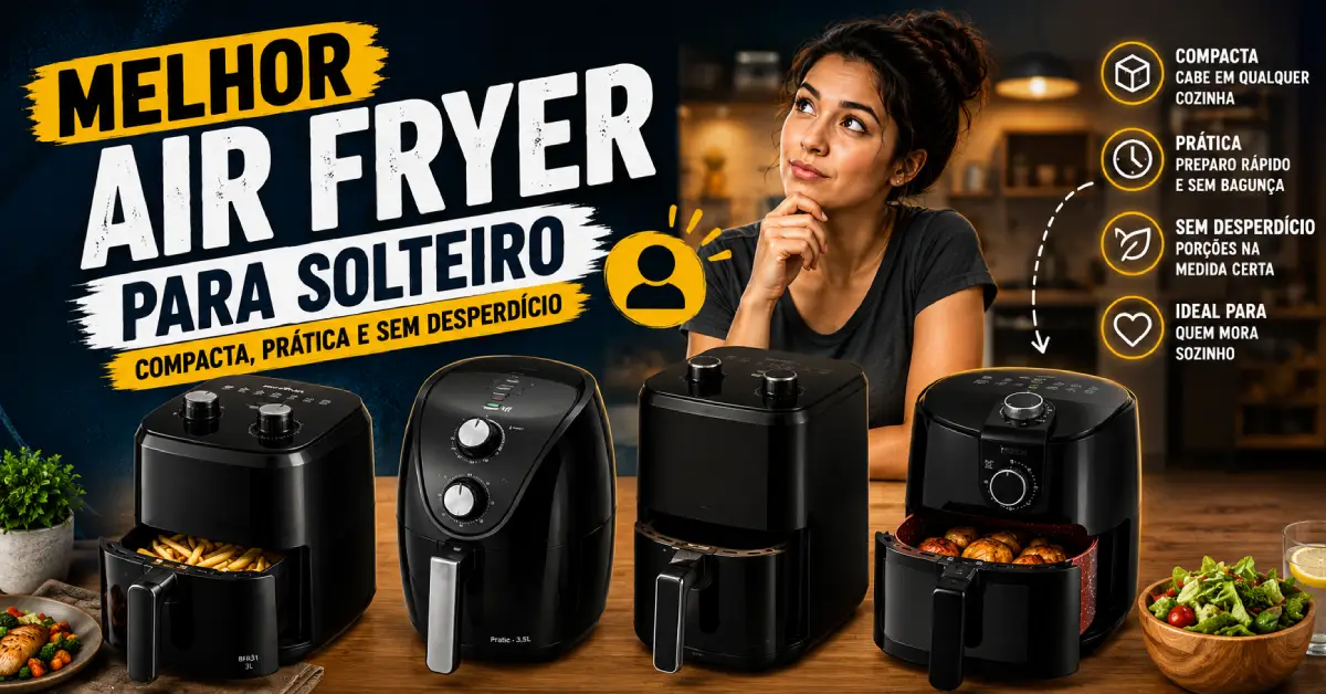 Air Fryer para Solteiro